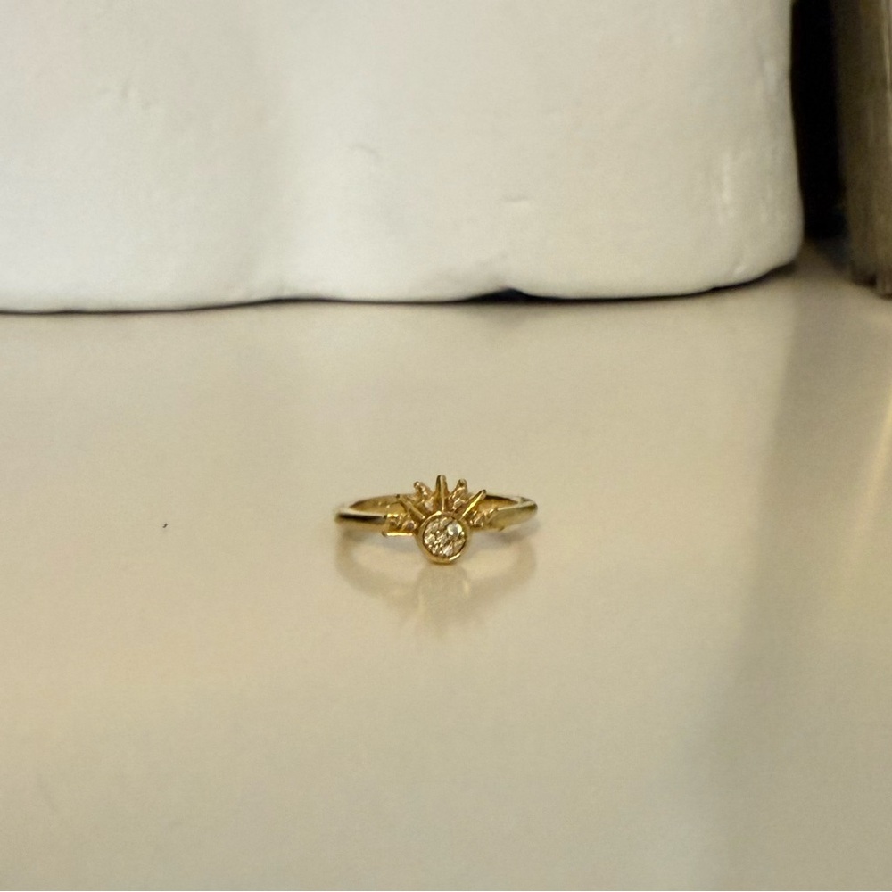 Pandora Gold Sunburst Ring - Picture 2 of 4